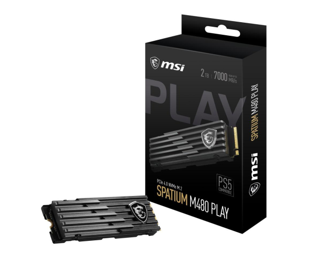 MSI SPATIUM M480 PCIe 4.0 NVMe M.2 2TB PLAY - 747354 - zdjęcie 3